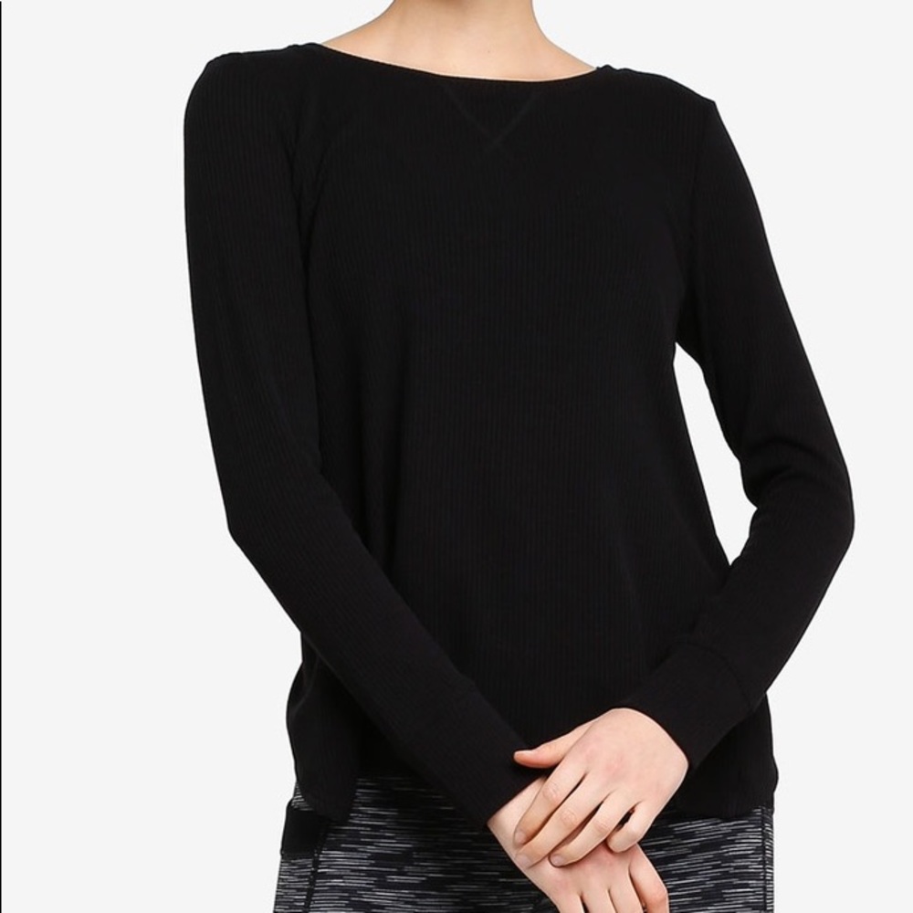 Lorna Jane Easy Wear Long Sleeve Top Tulip Hem - Picture 3 of 9